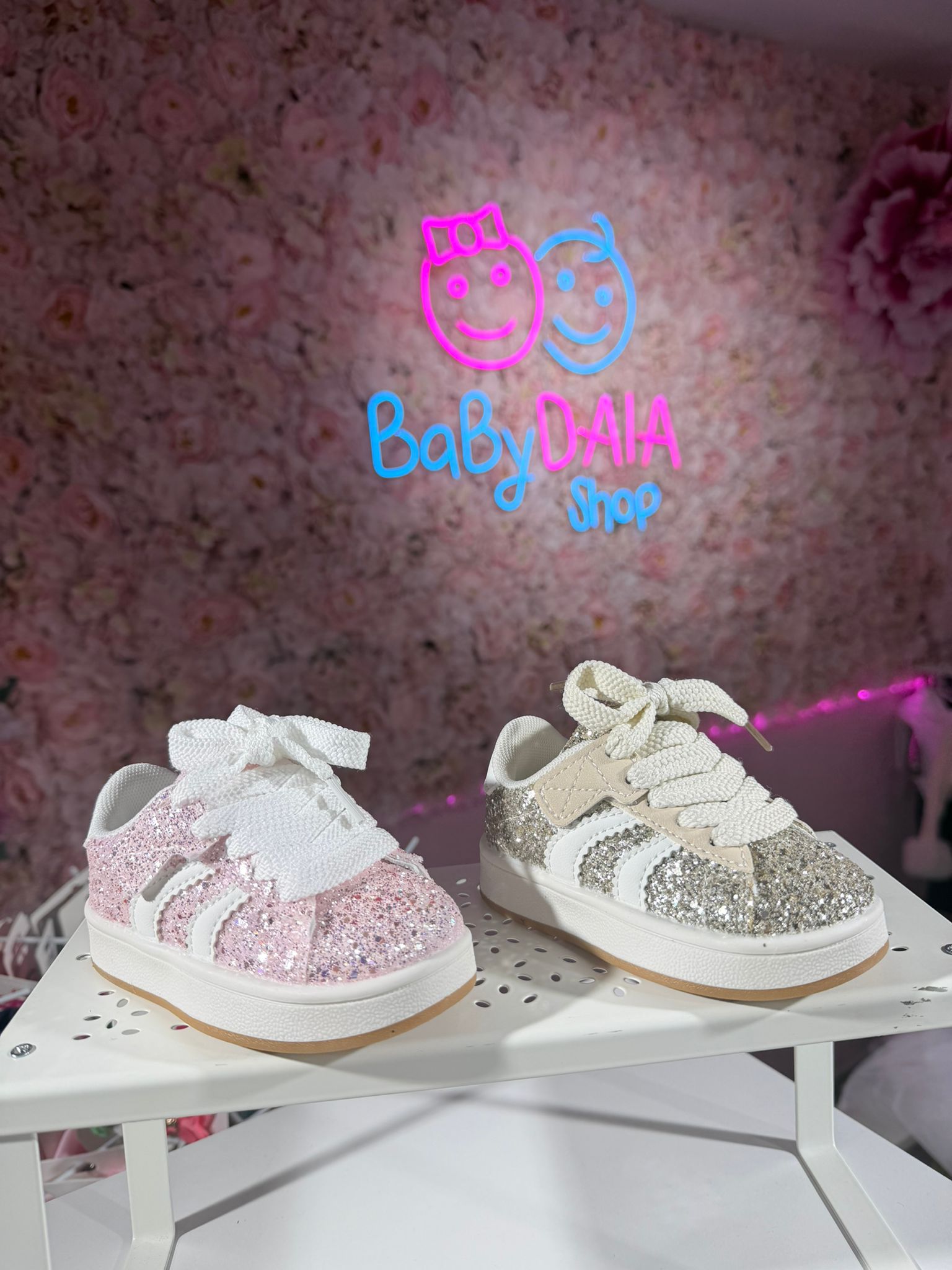 deportiva glitter glam blank